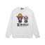 BAPE Baby Milo Skull Graphic Crewneck Sweatshirt