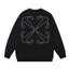 OFF WHITE Outline Arrow Logo Crewneck Sweatshirt