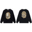 A BATHING APE Camo Ape Head Black Crewneck Sweatshirt