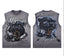 MAJESTIK Panther Graphic Sleeveless Streetwear T-Shirt