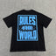 Graphic Print Black Oversized T-Shirt Streetwear Casual Short Sleeve Tee