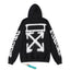 Off-White Black White Spray Arrow Hoodie