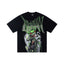 EMOTION Alien Graphic Rhinestone Oversized T-Shirt