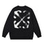 Off-White Blurred Arrow Graphic Sweatshirt Black