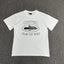 Vintage Black Graphic Print White T-Shirt Unisex Streetwear Casual Tee
