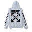 Off-White White Arrow Graphic Hoodie