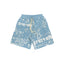 Blue “Graffiti” Shorts