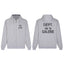 Gallery Dept. "Dépt. de la Galerie" Zip Hoodie – Grey French Print, Oversized Fit