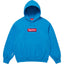 Supreme Box Logo Hooded Sweatshirt - Bright Blue / Red