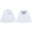 Gallery Dept. Hollywood Logo Long Sleeve T-Shirt - White/Faint Red