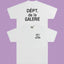 Gallery Dept. DÉPT. de la GALERIE Short Sleeve T-Shirt - White/Black