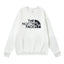 The North Face Mountain Texture Half Dome Logo Crewneck Sweatshirt – White