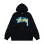 STUSSY Stock Logo Pullover Hoodie – Black