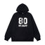 STUSSY 80 Logo Pullover Hoodie – Black