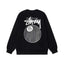 STUSSY 8 Ball Graphic Crewneck – Black