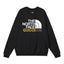 The North Face x Gucci Signature Logo Crewneck Sweatshirt – Black