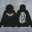 REVENGE Reaper Cross Graphic Fleece Hoodie