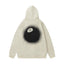 STUSSY 8 Ball Zip Hoodie Cream