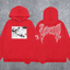 REVENGE Graphic Pullover Hoodie – Red