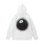 STUSSY 8 Ball Graphic Hoodie White