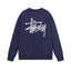 STUSSY Basic Logo Crewneck Sweatshirt Navy