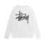 STUSSY Basic Logo Crewneck Sweatshirt White