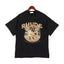 RHUDE Black Botanical Graphic T-Shirt