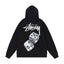 STUSSY Dice Graphic Black Pullover Hoodie