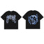 REVENGE Blue Lightning Graphic T-Shirt
