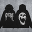 REVENGE Skull Back Graphic Pullover Hoodie