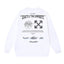 OFF WHITE Exactly The Opposite Graphic Crewneck Sweatshirt