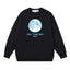 OFF WHITE On The Go Moon Graphic Crewneck Sweatshirt Black