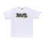 BAPE Trial Camo Logo Tee White