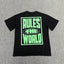 Cartoon Graphic Print Oversized T-Shirt Streetwear Casual Short Sleeve Tee