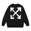 Off-White Brush Arrow Graphic Sweatshirt Black