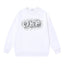 OFF WHITE Spray Logo Crewneck Sweatshirt White