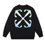 OFF WHITE Gradient Arrow Logo Crewneck Sweatshirt Black