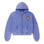 Vale Forever Sun Clustered Zip Up Blue Hoodie