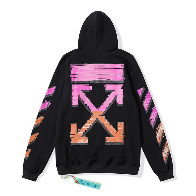 Off-White Black Color Arrow Graphic Hoodie Hover Image