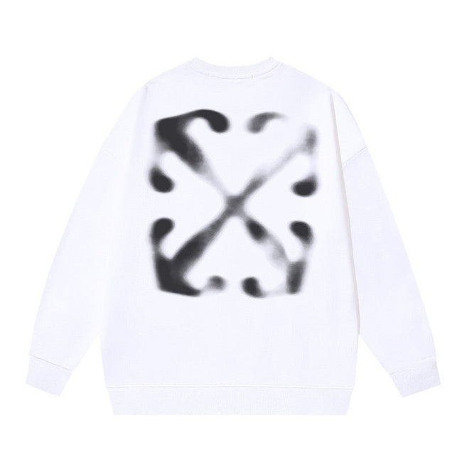 Off-White Blurred Arrow Graphic Sweatshirt White Hover Image