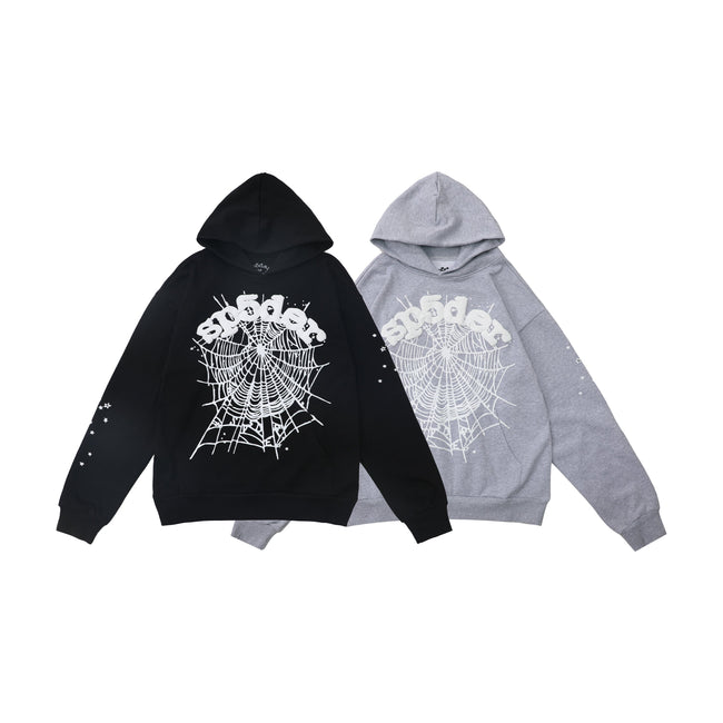 Sp5der OG Web Hoodie Black Main Image