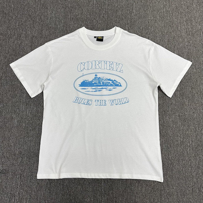 Vintage Graphic Print T-Shirt Unisex Casual Streetwear Short Sleeve Tee Hover Image