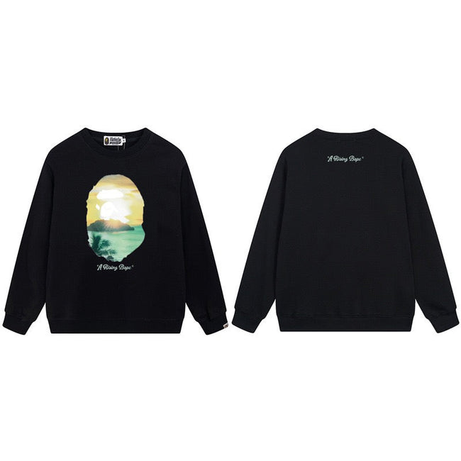A Bathing Ape Rising Bape Graphic Crewneck Sweatshirt Hover Image