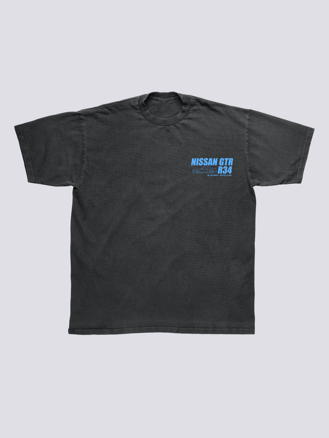 GTR Blueprint Vintage T-Shirt Main Image
