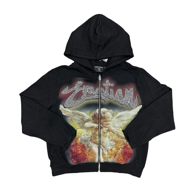 EMOTION Angel Artwork Zip Up Hoodie Hover Image