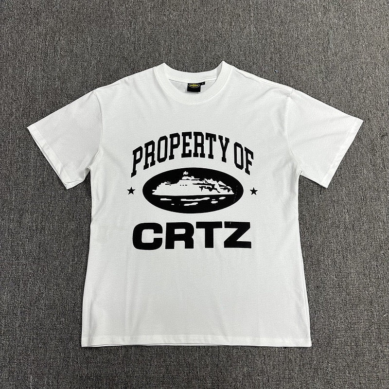 Black Graphic Print T-Shirt Unisex Streetwear Casual Short Sleeve Tee
