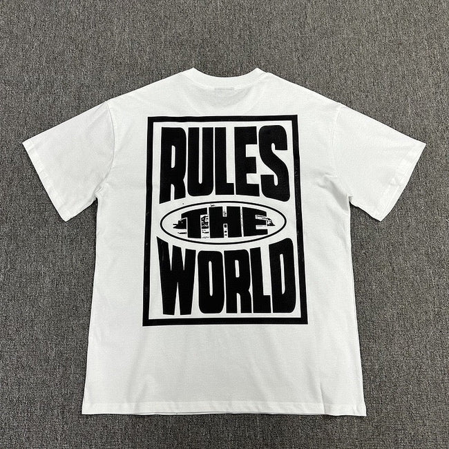 Graphic Print Oversized T-Shirt Streetwear Casual Short Sleeve Tee Hover Image