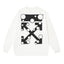 OFF WHITE Bubble Arrow Logo Crewneck Sweatshirt White