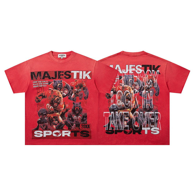 MAJESTIK Sports Take Over Graphic T-Shirt Hover Image