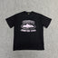 Vintage Graphic Print Black T-Shirt Streetwear Casual Short Sleeve Tee